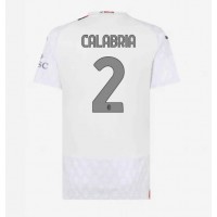 AC Milan Davide Calabria #2 Udebanetrøje Dame 2023-24 Kortærmet